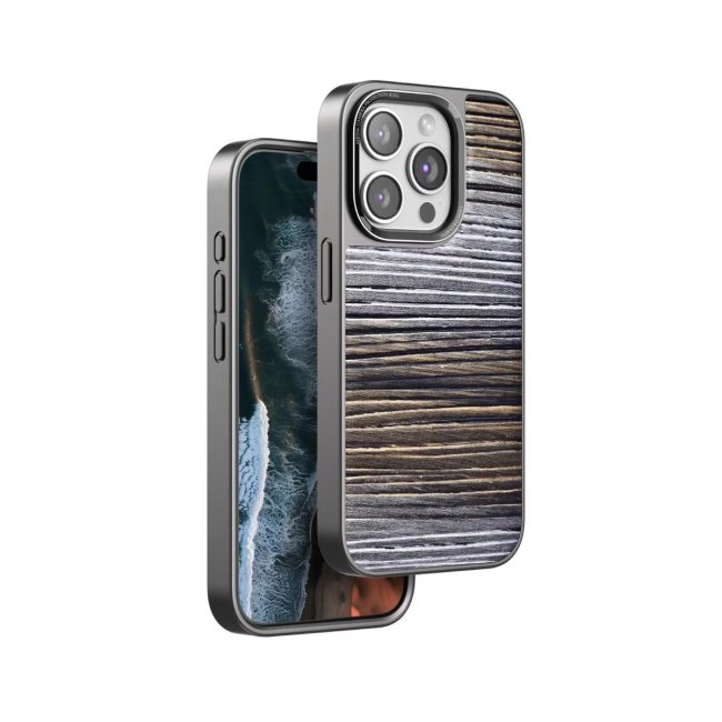 Venco İphone 15 Pro Wave Kapak - Sarı