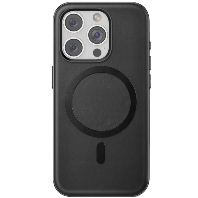 Venco İphone 15 Pro Max Puskas Magsafe Kapak - Siyah