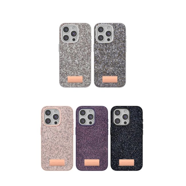 Onegif İphone 11 Bright Simli Kapak - Derin Mor