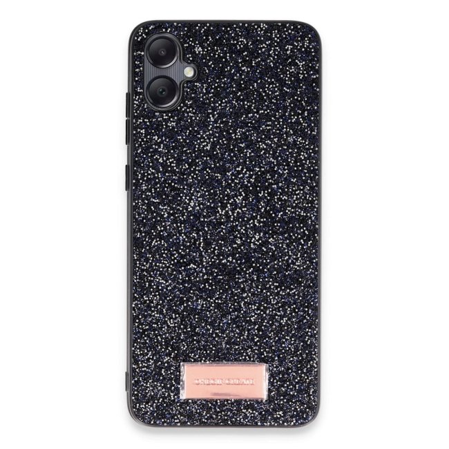 Onegif Samsung Galaxy A05 Bright Simli Kapak - Siyah