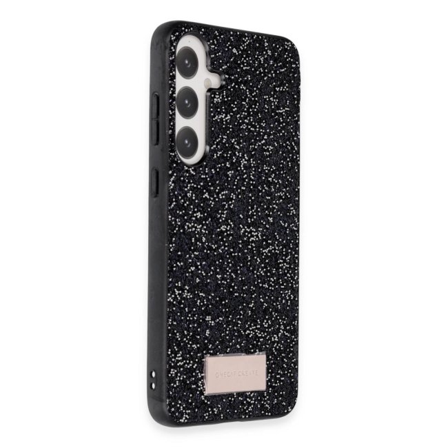 Onegif Samsung Galaxy A25 5g Bright Simli Kapak - Siyah