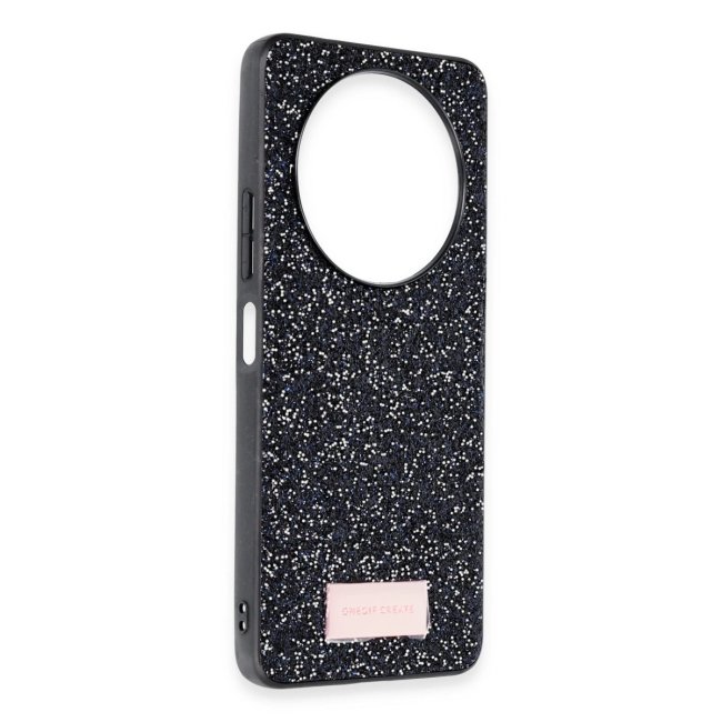 Onegif Xiaomi Redmi A3 4g Bright Simli Kapak - Siyah