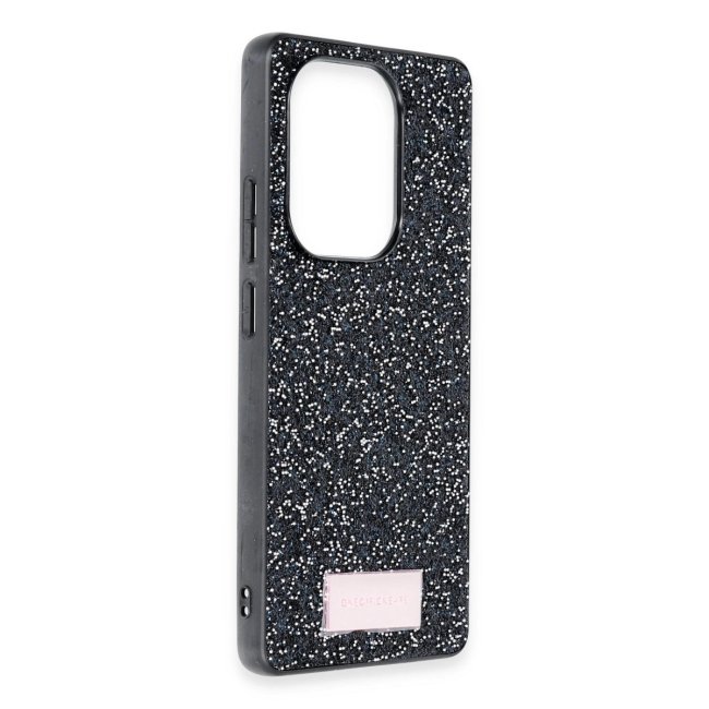 Onegif Xiaomi Redmi Note 13 Pro 4g Bright Simli Kapak - Siyah