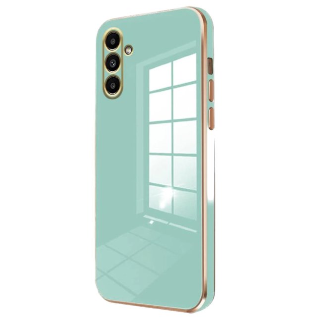 Samsung Galaxy A35 5g Kılıf Volet Silikon - Açık Yeşil