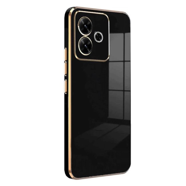 Xiaomi Redmi 13 4g Kılıf Volet Silikon - Siyah