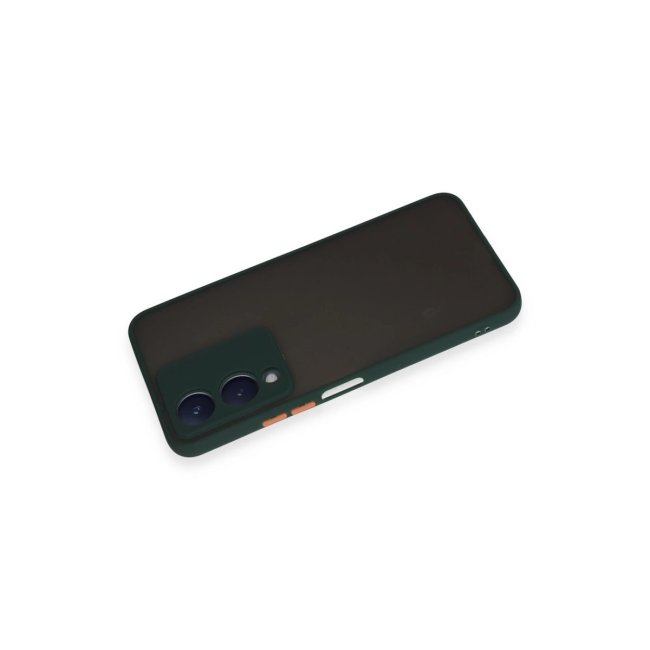 Vivo Y17s Kılıf Montreal Silikon Kapak - Yeşil