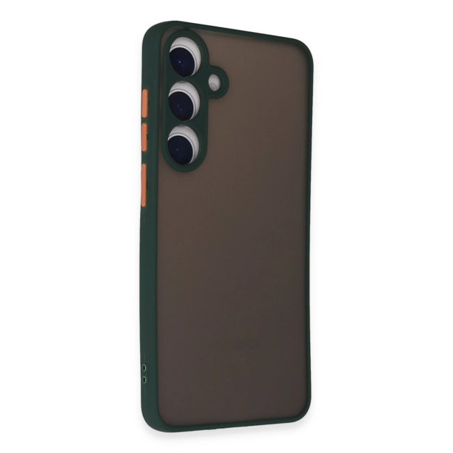 Samsung Galaxy S24 Kılıf Montreal Silikon Kapak - Yeşil