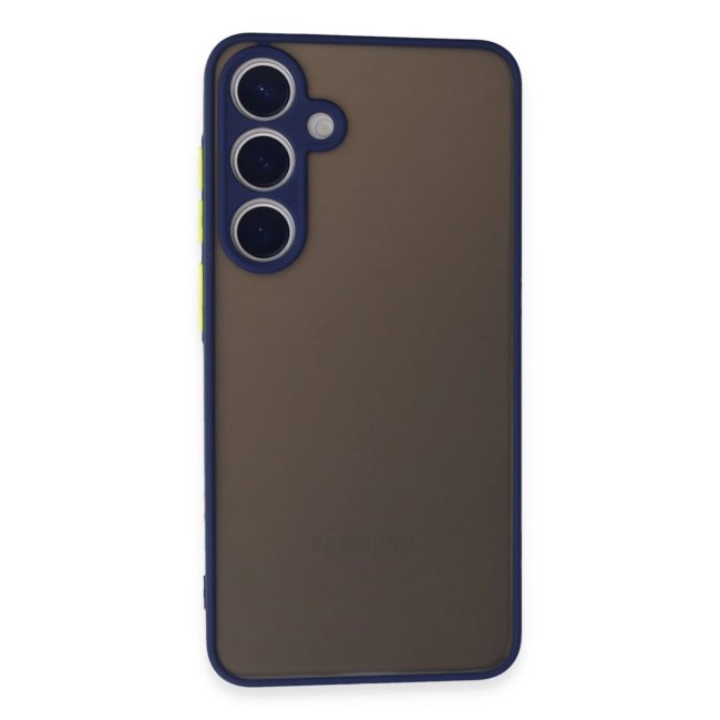 Samsung Galaxy S24 Kılıf Montreal Silikon Kapak - Lacivert