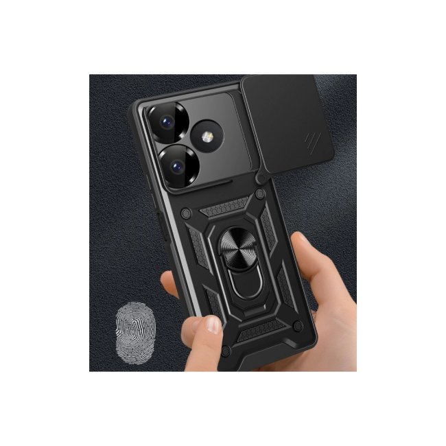 Xiaomi Redmi 13 4g Kılıf Pars Lens Yüzüklü Silikon - Yeşil