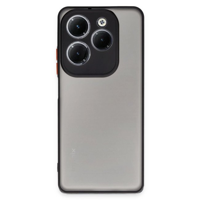 İnfinix Hot 40 Pro Kılıf Montreal Silikon Kapak - Siyah