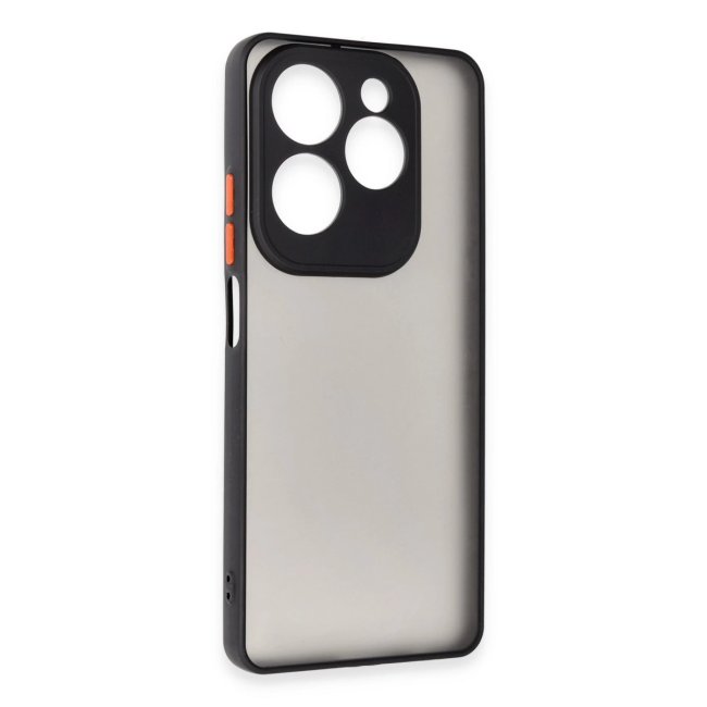 İnfinix Hot 40 Pro Kılıf Montreal Silikon Kapak - Siyah