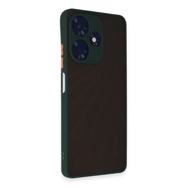 İnfinix Hot 30 4g Kılıf Montreal Silikon Kapak - Yeşil