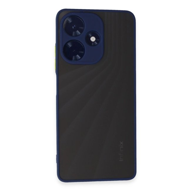 İnfinix Hot 30 4g Kılıf Montreal Silikon Kapak - Lacivert