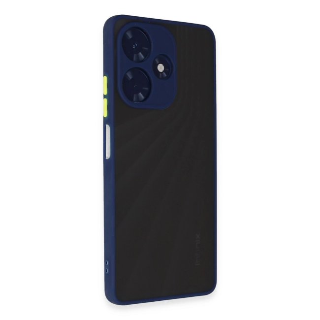 İnfinix Hot 30 4g Kılıf Montreal Silikon Kapak - Lacivert