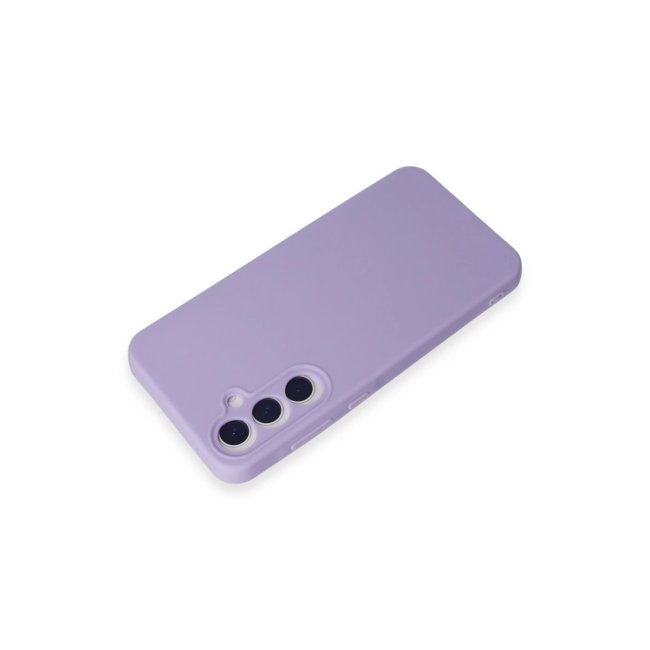 Samsung Galaxy A55 5g Kılıf Nano İçi Kadife Silikon - Lila