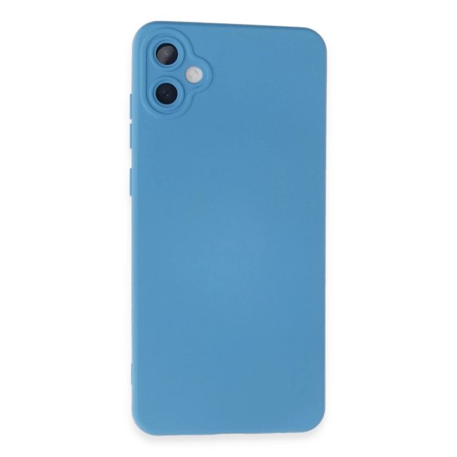 Samsung Galaxy A05 Kılıf Nano İçi Kadife Silikon - Mavi