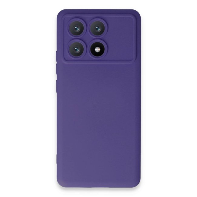 Xiaomi Poco X6 Pro Kılıf Nano İçi Kadife Silikon - Mor