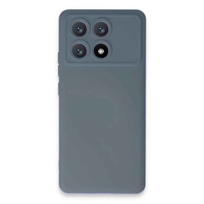 Xiaomi Poco X6 Pro Kılıf Nano İçi Kadife Silikon - Gri