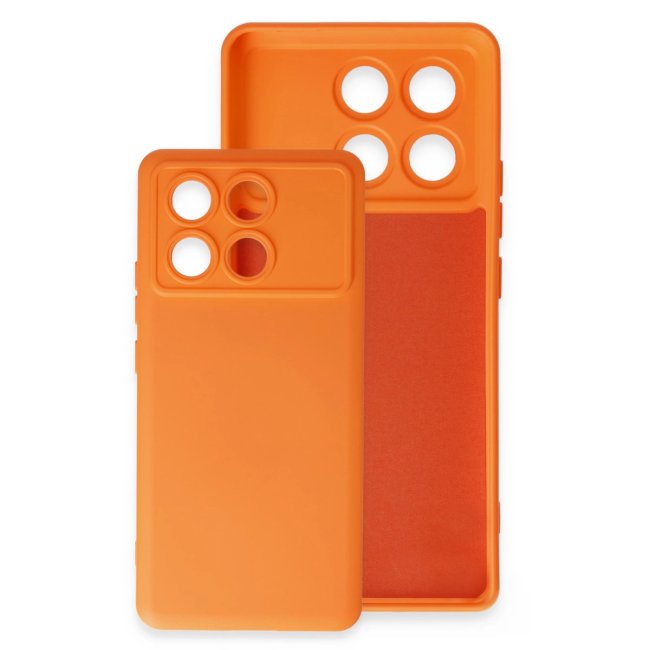 Xiaomi Poco X6 Pro Kılıf Nano İçi Kadife Silikon - Gri