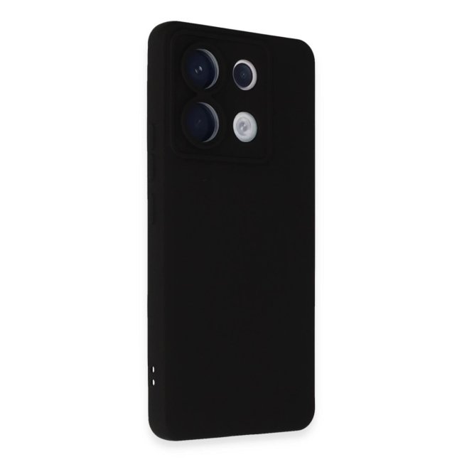 Xiaomi Redmi Note 13 Pro 5g Kılıf Nano İçi Kadife Silikon - Siyah
