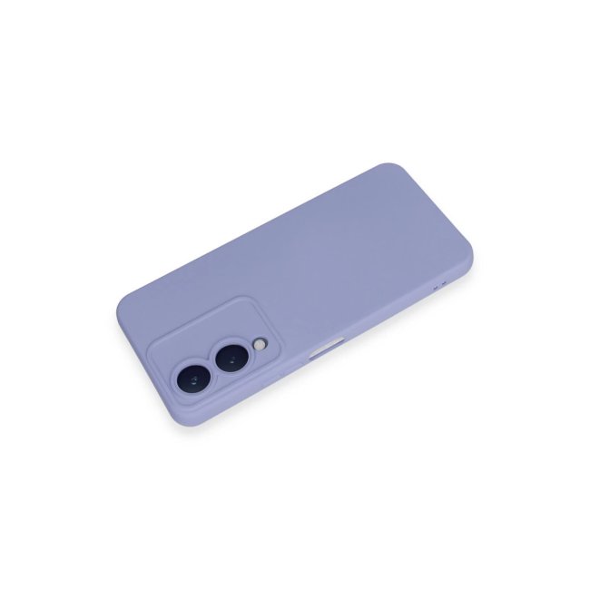 Vivo Y17s Kılıf Nano İçi Kadife Silikon - Lila