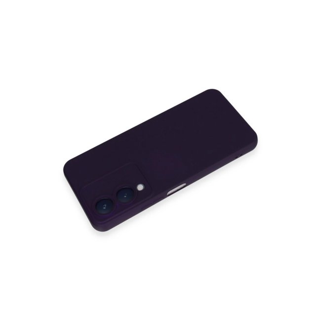 Vivo Y17s Kılıf Nano İçi Kadife Silikon - Mor