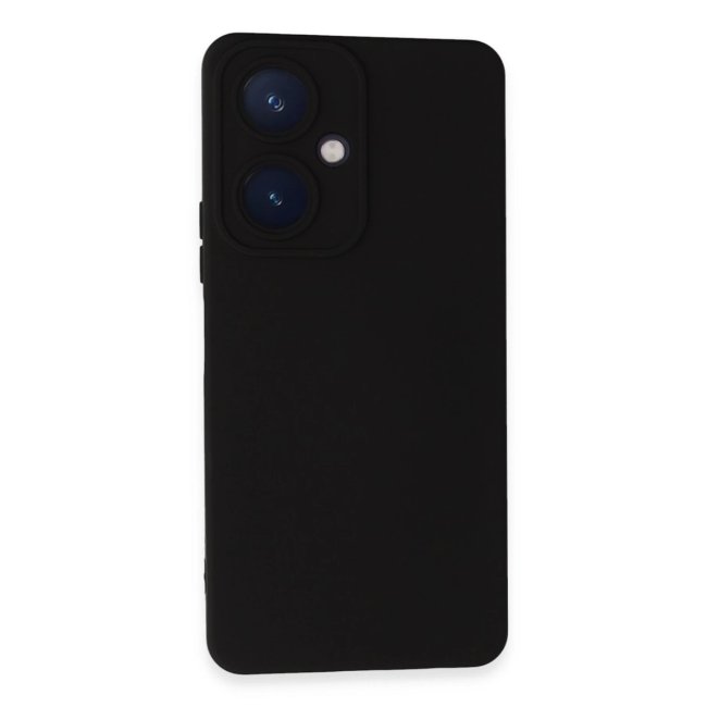 Vivo Y27 Kılıf Nano İçi Kadife Silikon - Siyah