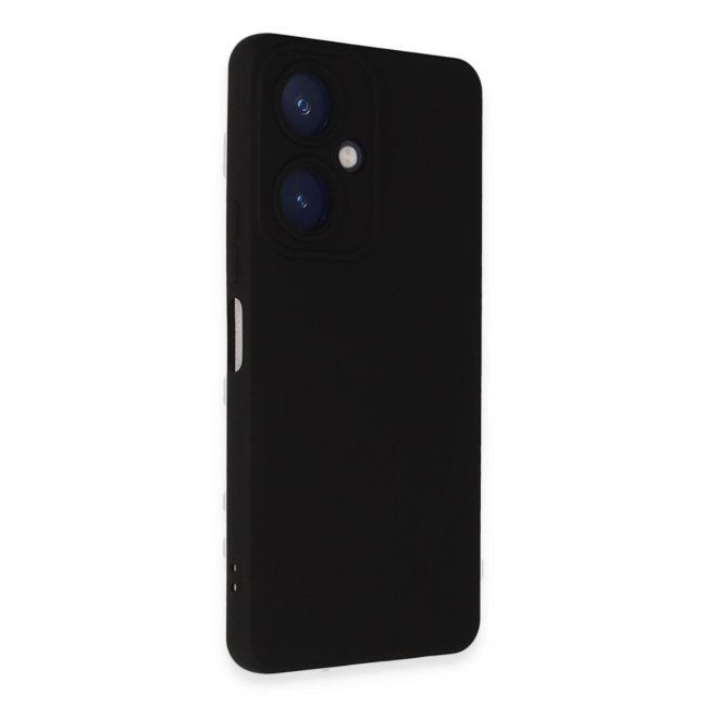 Vivo Y27 Kılıf Nano İçi Kadife Silikon - Siyah