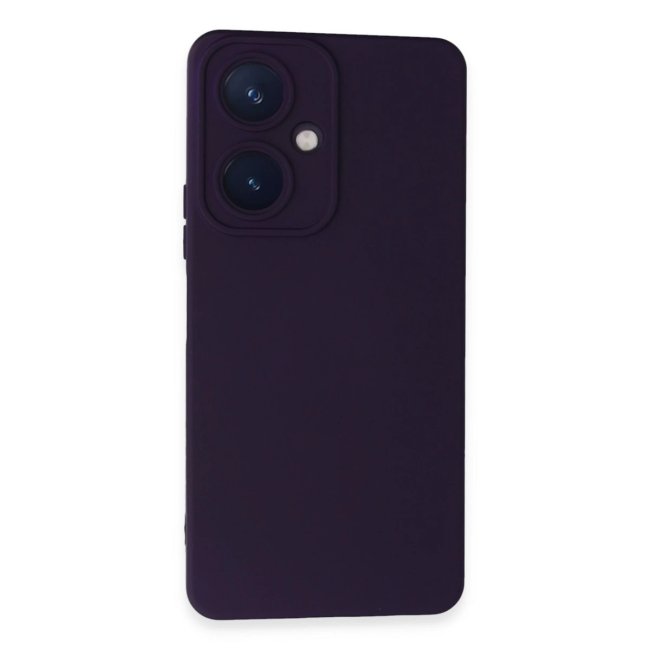 Vivo Y27 Kılıf Nano İçi Kadife Silikon - Mor