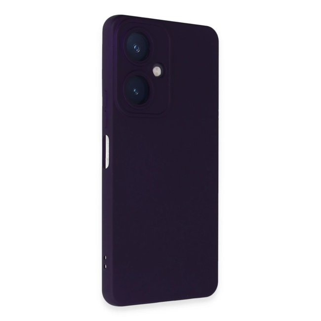 Vivo Y27 Kılıf Nano İçi Kadife Silikon - Mor