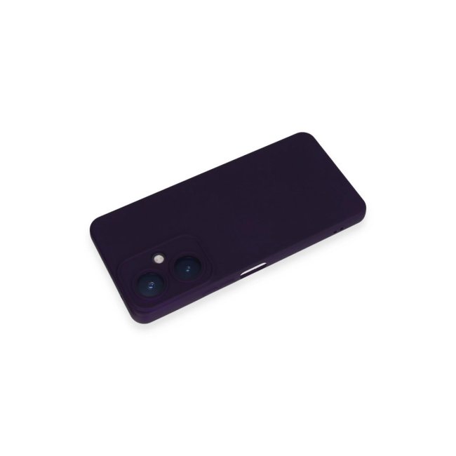 Vivo Y27 Kılıf Nano İçi Kadife Silikon - Mor