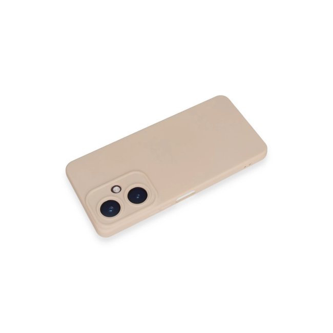 Vivo Y27 Kılıf Nano İçi Kadife Silikon - Pudra