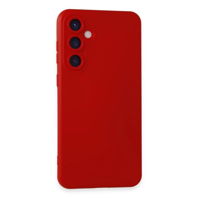 Samsung Galaxy S24 Kılıf Nano İçi Kadife Silikon - Kırmızı