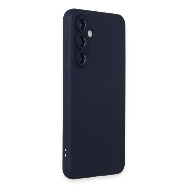 Samsung Galaxy S24 Kılıf Nano İçi Kadife Silikon - Lacivert