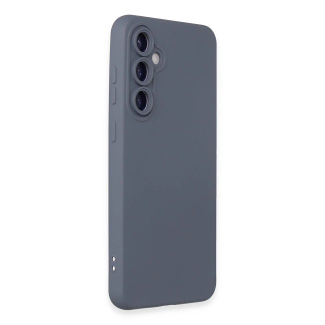 Samsung Galaxy S24 Kılıf Nano İçi Kadife Silikon - Gri