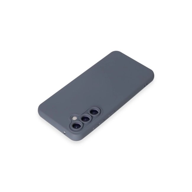 Samsung Galaxy S24 Kılıf Nano İçi Kadife Silikon - Gri