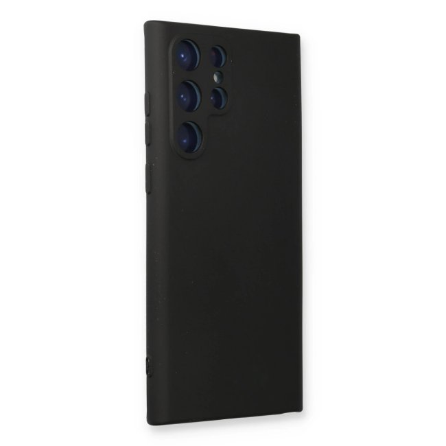 Samsung Galaxy S24 Ultra Kılıf Nano İçi Kadife Silikon - Siyah