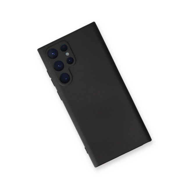 Samsung Galaxy S24 Ultra Kılıf Nano İçi Kadife Silikon - Siyah