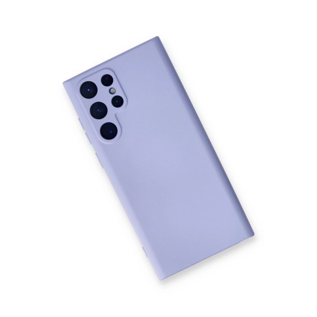 Samsung Galaxy S24 Ultra Kılıf Nano İçi Kadife Silikon - Lila
