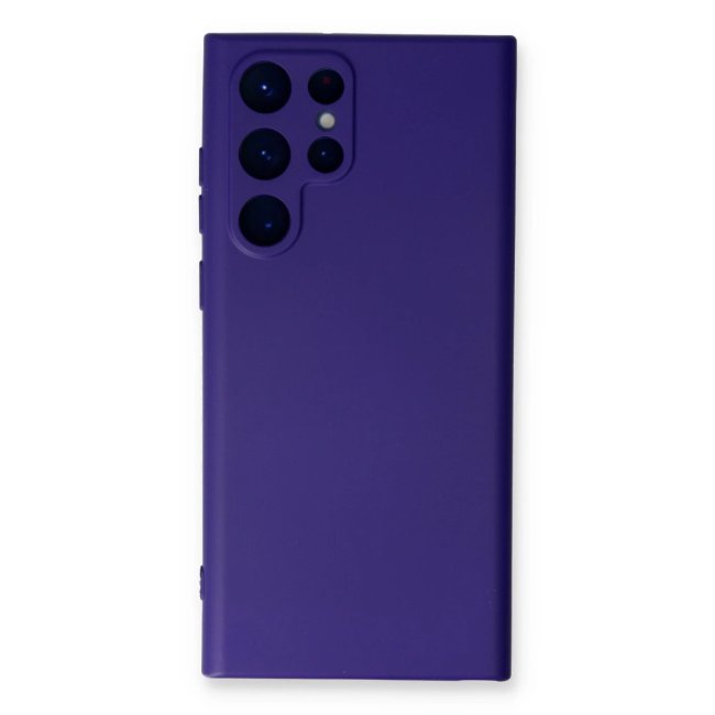 Samsung Galaxy S24 Ultra Kılıf Nano İçi Kadife Silikon - Mor