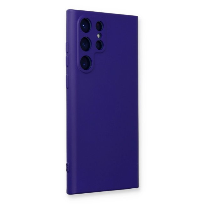 Samsung Galaxy S24 Ultra Kılıf Nano İçi Kadife Silikon - Mor