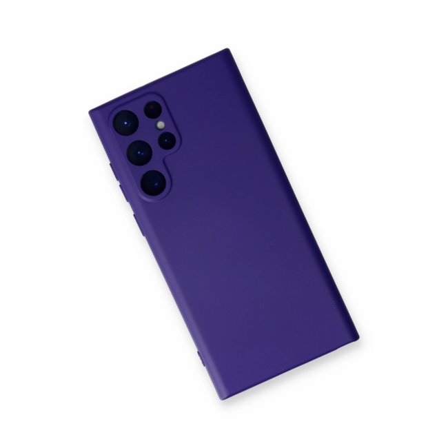 Samsung Galaxy S24 Ultra Kılıf Nano İçi Kadife Silikon - Mor