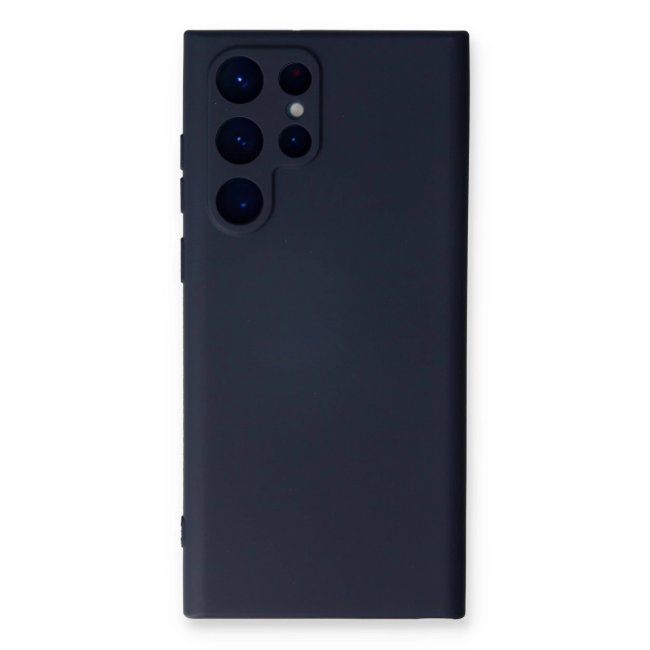 Samsung Galaxy S24 Ultra Kılıf Nano İçi Kadife Silikon - Lacivert