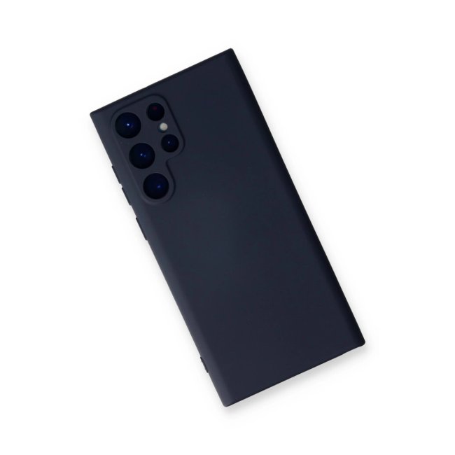 Samsung Galaxy S24 Ultra Kılıf Nano İçi Kadife Silikon - Lacivert