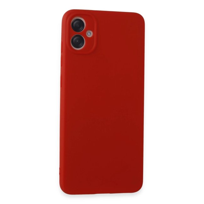 Samsung Galaxy A05 Kılıf First Silikon - Kırmızı