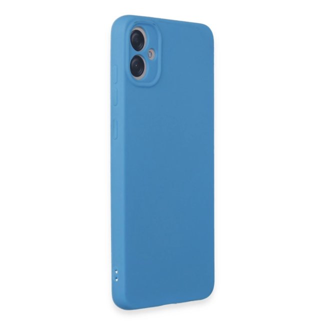 Samsung Galaxy A05 Kılıf First Silikon - Mavi