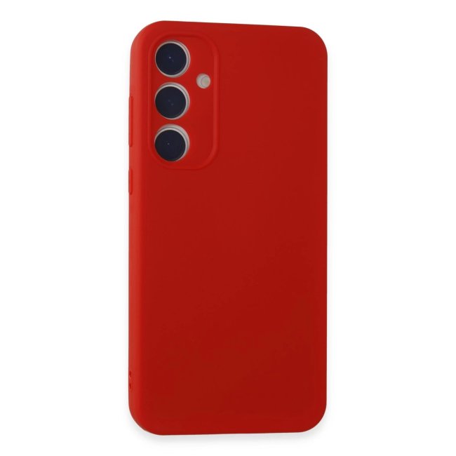 Samsung Galaxy A35 5g Kılıf First Silikon - Kırmızı