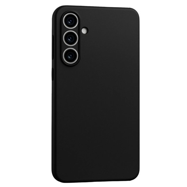 Samsung Galaxy A55 5g Kılıf First Silikon - Siyah