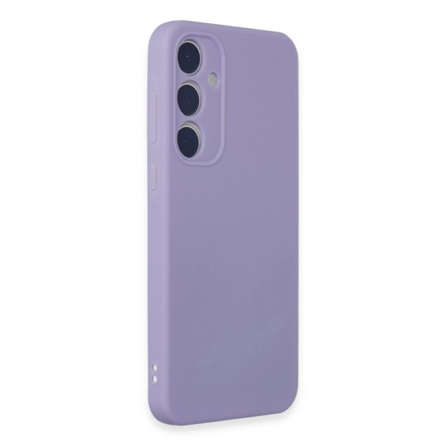 Samsung Galaxy A55 5g Kılıf First Silikon - Lila