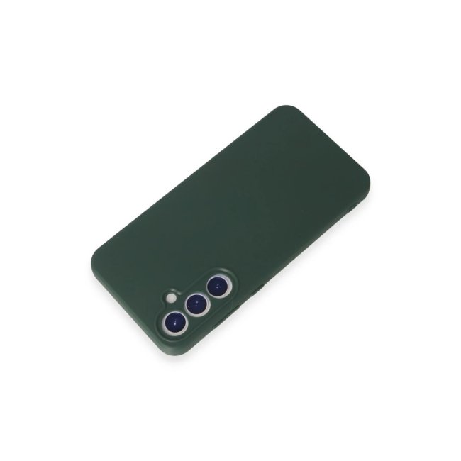 Samsung Galaxy A55 5g Kılıf First Silikon - Koyu Yeşil